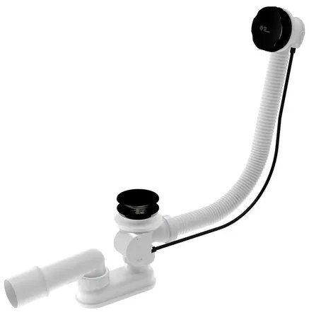 Kád automata SAT 80 cm fekete matt fém SATAVA808