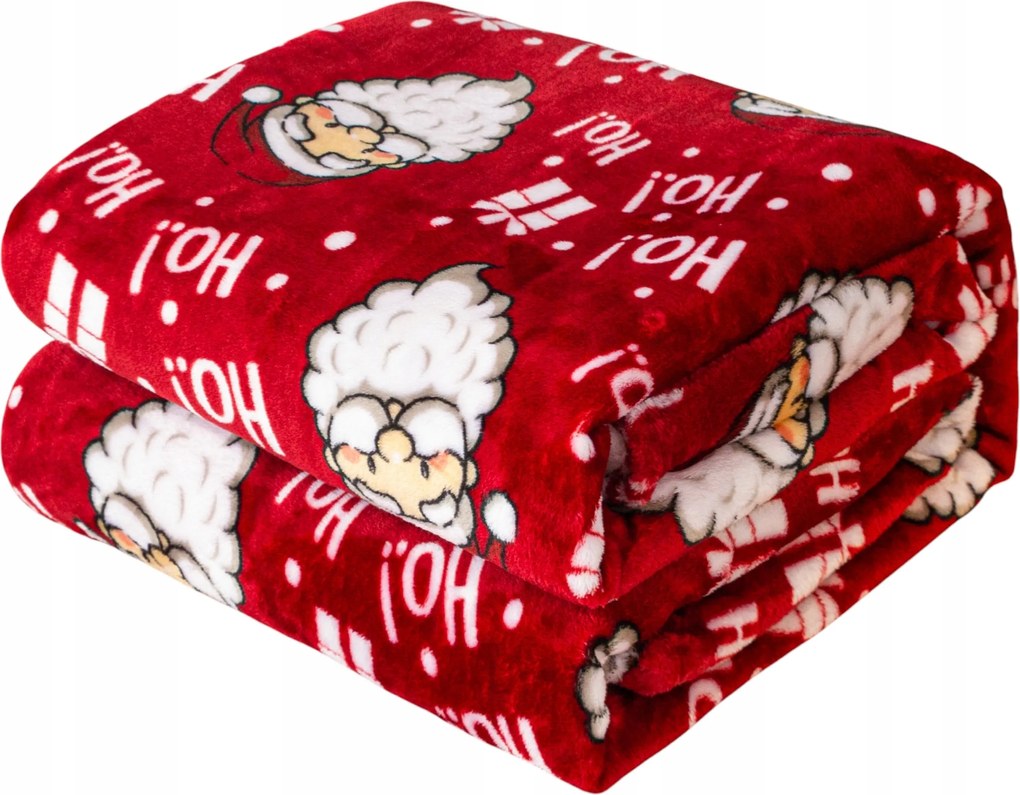 Takaró 160x200 cm Karácsonyi Mikroszálas Plüss Puha Bolyhos Mintás
