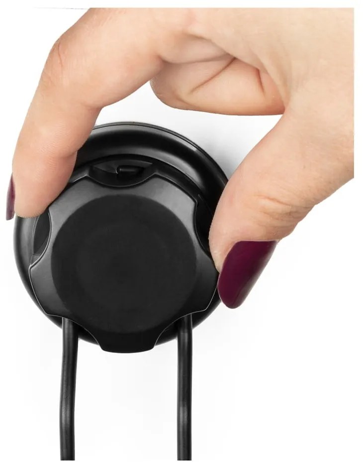 Bestlock Black Soap & Sponge Holder fekete öntapadós fali szappantartó - Compactor