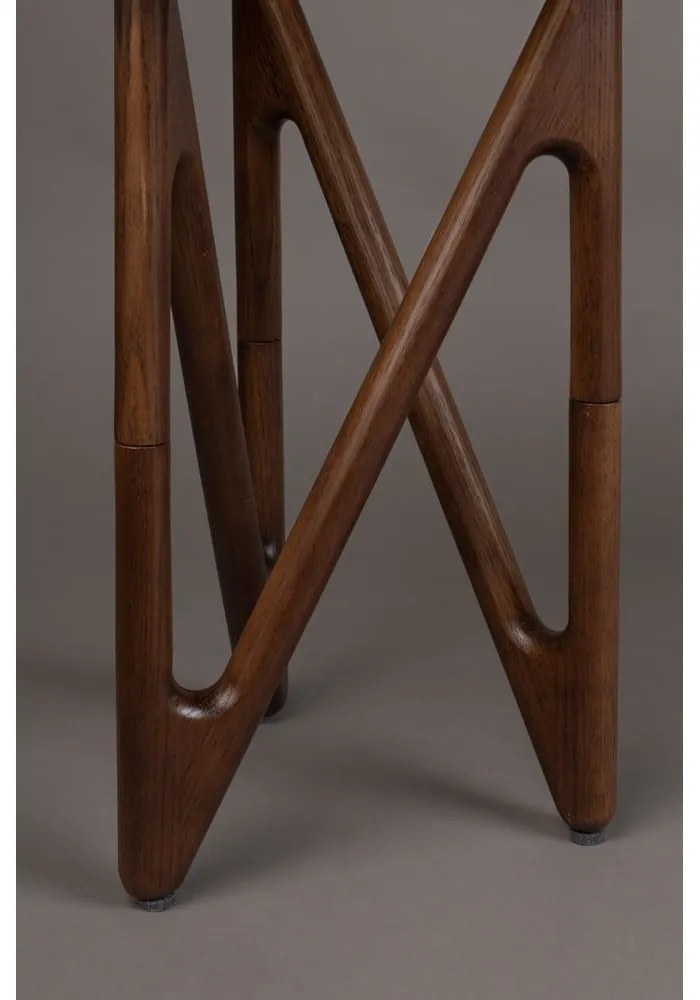 Kerek tárolóasztal üveg asztallappal ø 40 cm Naia – Dutchbone