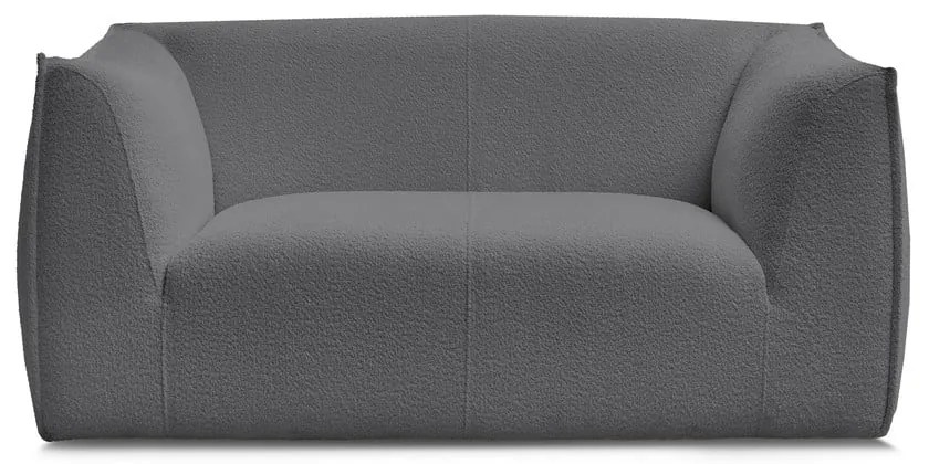 Sötétszürke buklé kanapé 170 cm Giorgia – Bobochic Paris