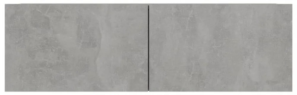 4 db betonszürke szerelt fa TV-szekrény 100 x 30 x 30 cm