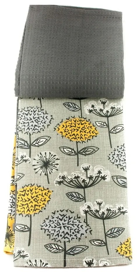 Pamut konyharuha szett 3 db-os 45x65 cm Retro Meadow – Cooksmart ®