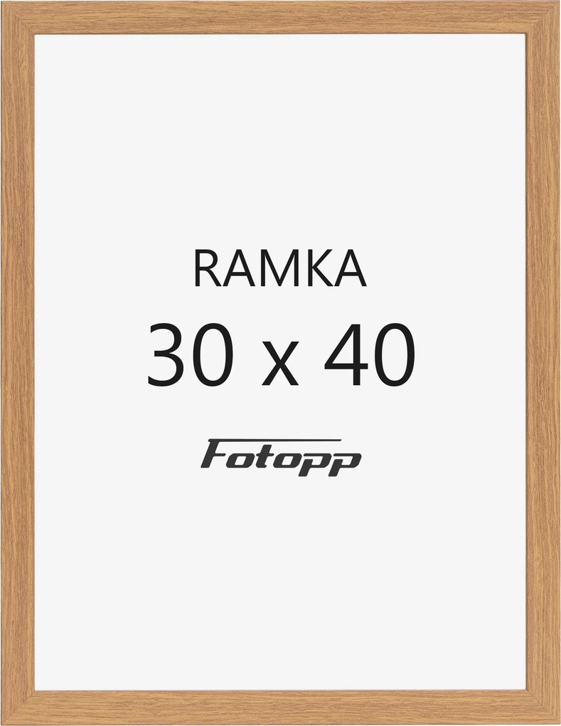 Képkeret 30x40cm Bronz fotókeret