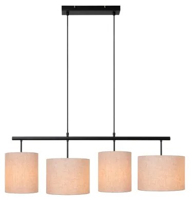 Lucide 45409/04/38 - Csillár zsinóron MAYA 4xE27/40W/230V krémes