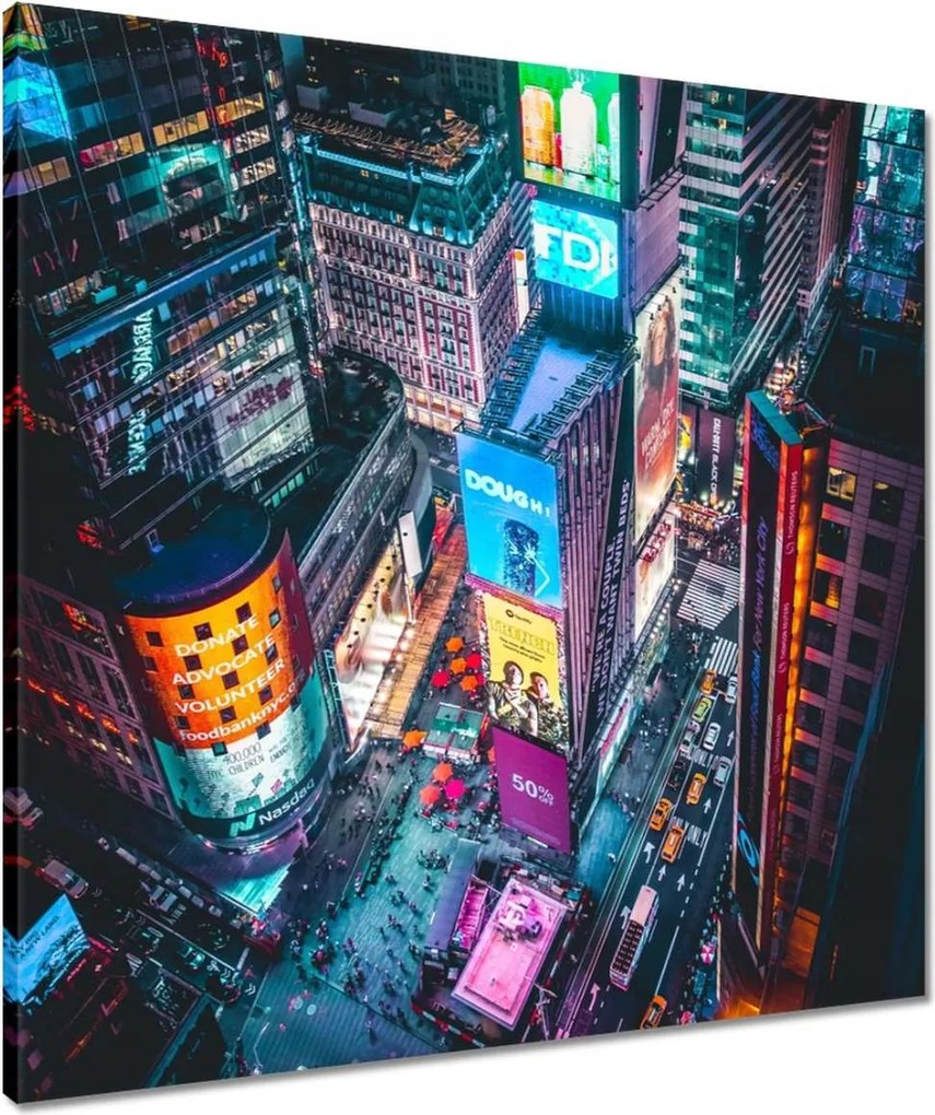 Vászonkép 60x60 New York felülnézet