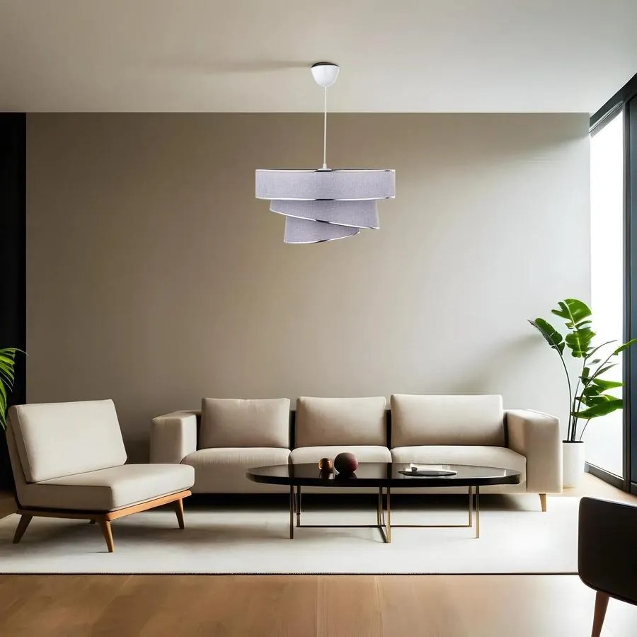 Függőlámpa, Couper - Grey, Silver