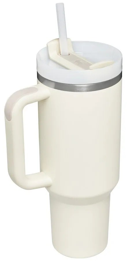Krémszínű termosz szívószállal 1,18 l Quencher H2.O FlowState – Stanley