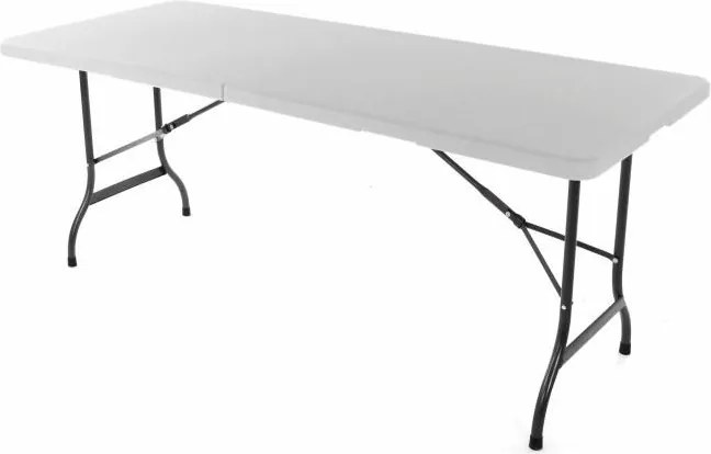 GARTHEN Kerti összecsukható bútor készlet 180 cm fehér