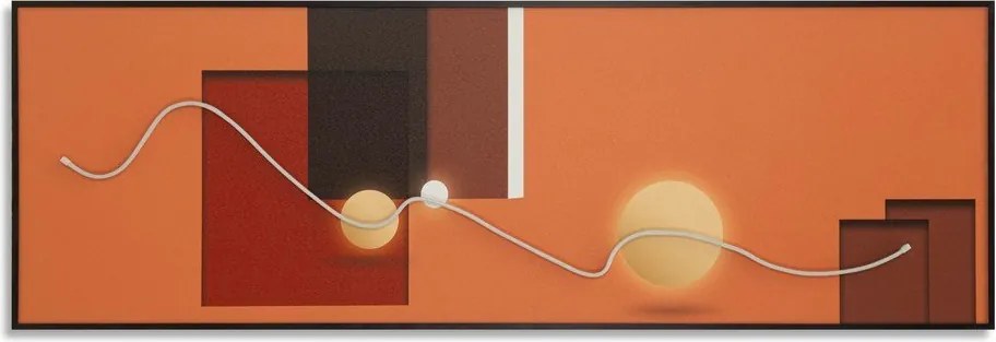 Nyomtatott keretezett vászon kép 50x150 cm LED – Mauro Ferretti