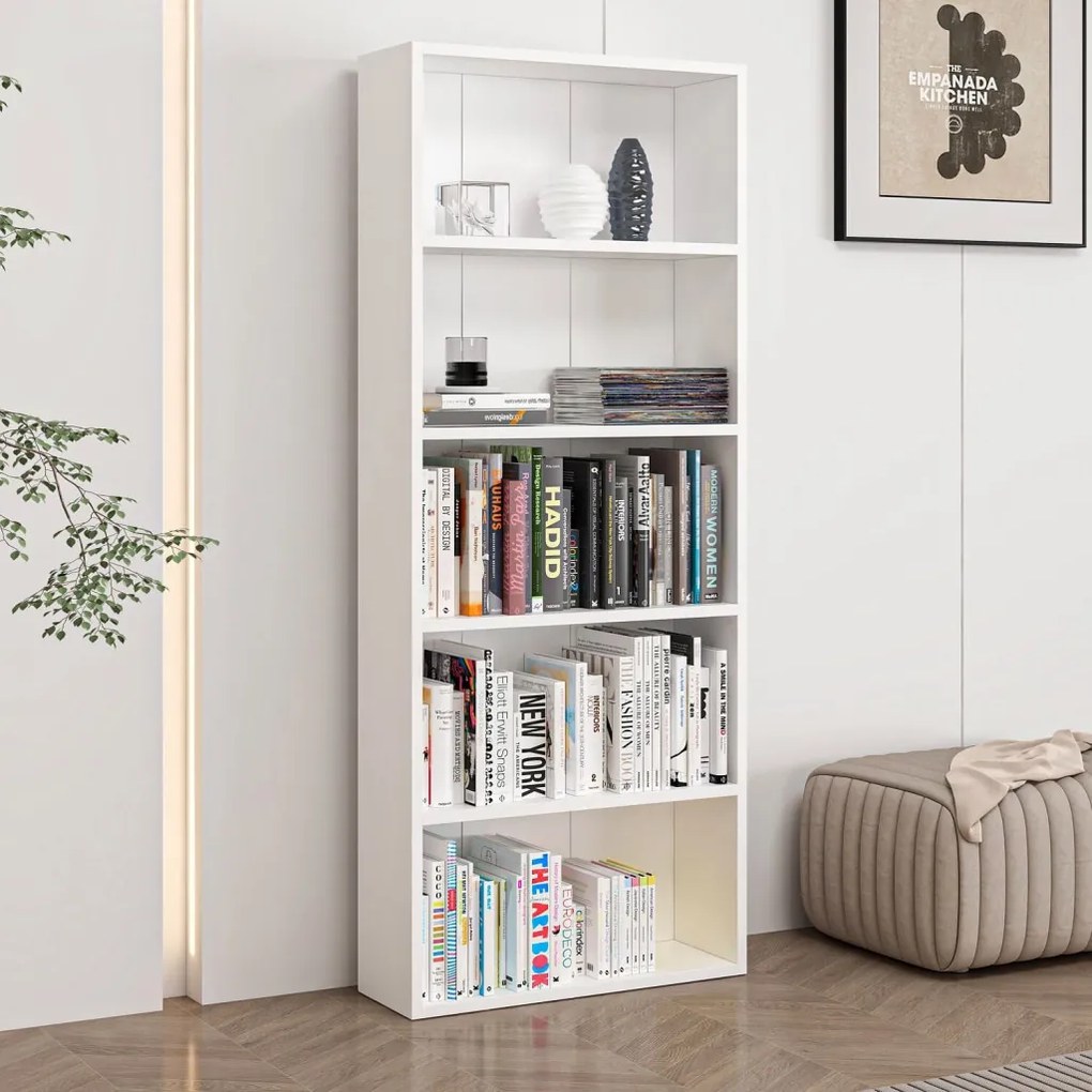 Adel könyvespolc, fehér, 60 cm – TR506MNR1541