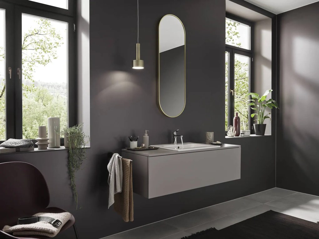 Hansgrohe Vernis Blend, mosdócsaptelep 100 fémhulladék készlettel húzóval, EcoSmart, króm, 71559000