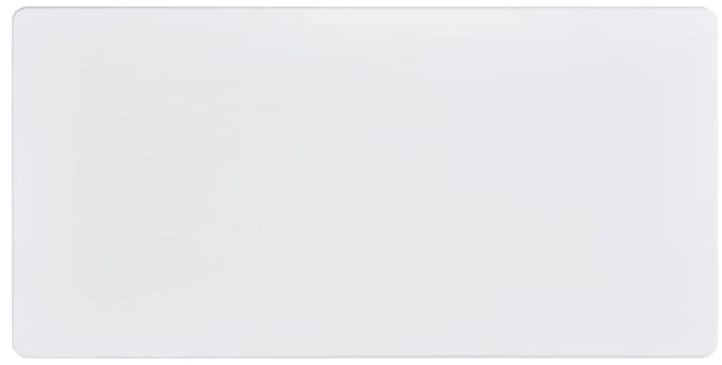 Fehér MDF bárasztal 120 x 60 x 110 cm