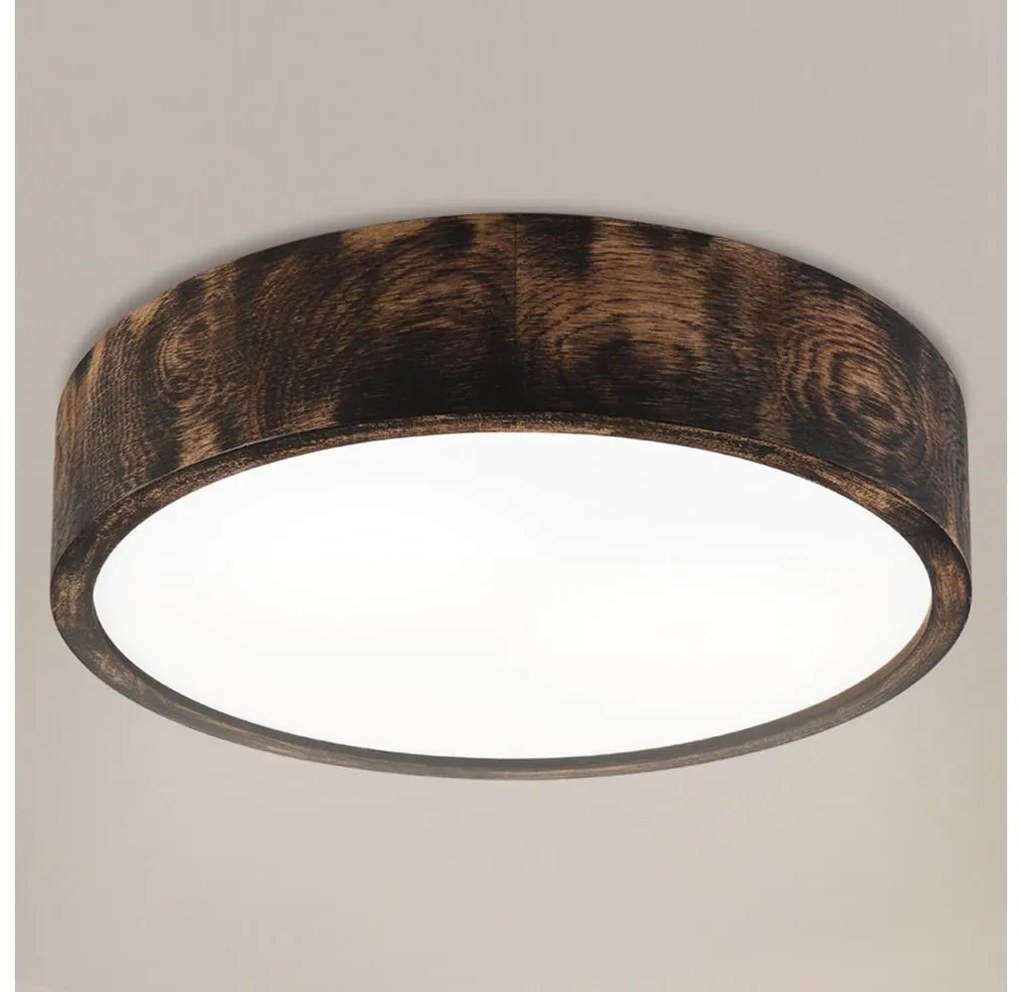 Brilagi - Mennyezeti lámpa CARVALHO SMOKEY 2xE27/60W/230V tölgy, átm. 37,5 cm