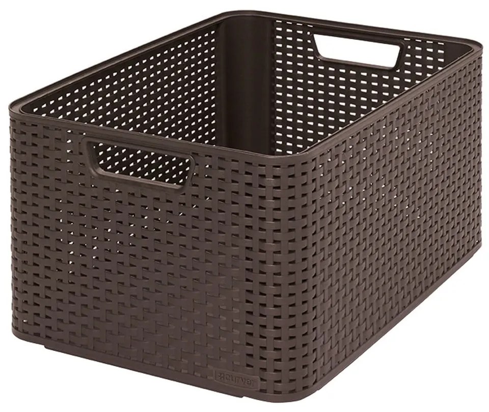 Style barna tárolókosár, 30 l - Curver