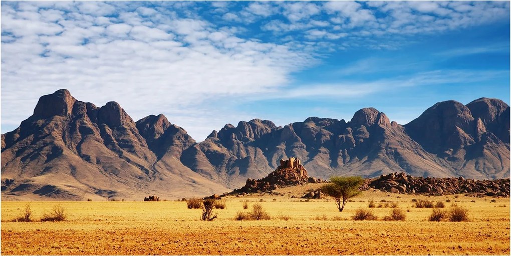 Fotótapéta üvegfalra Sziklák Namíbiában 140x70