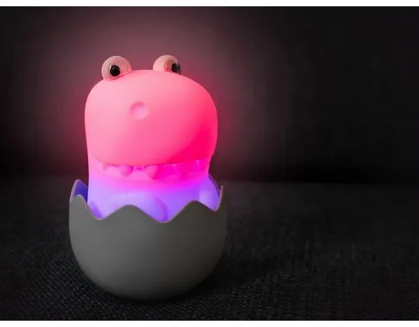 MegaLight - LED RGB Dimmelhető újratölthető gyermek érintős lámpa DIGGY DINO LED/5V