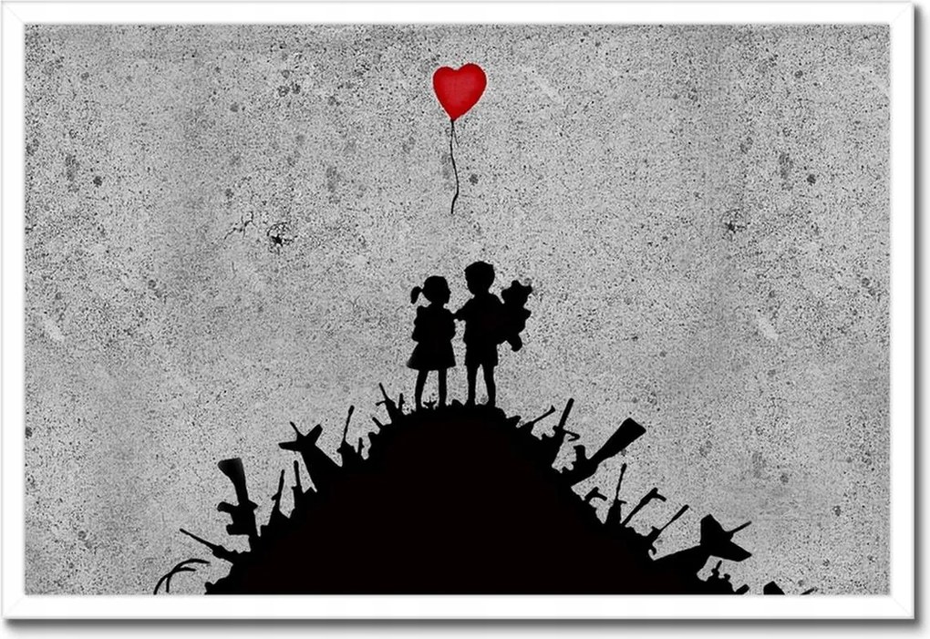 Poszterek keretben 60x40 Banksy legújabb motívumok