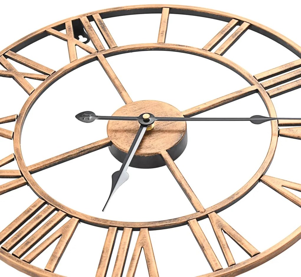 aranyszínű fém falióra 40 cm