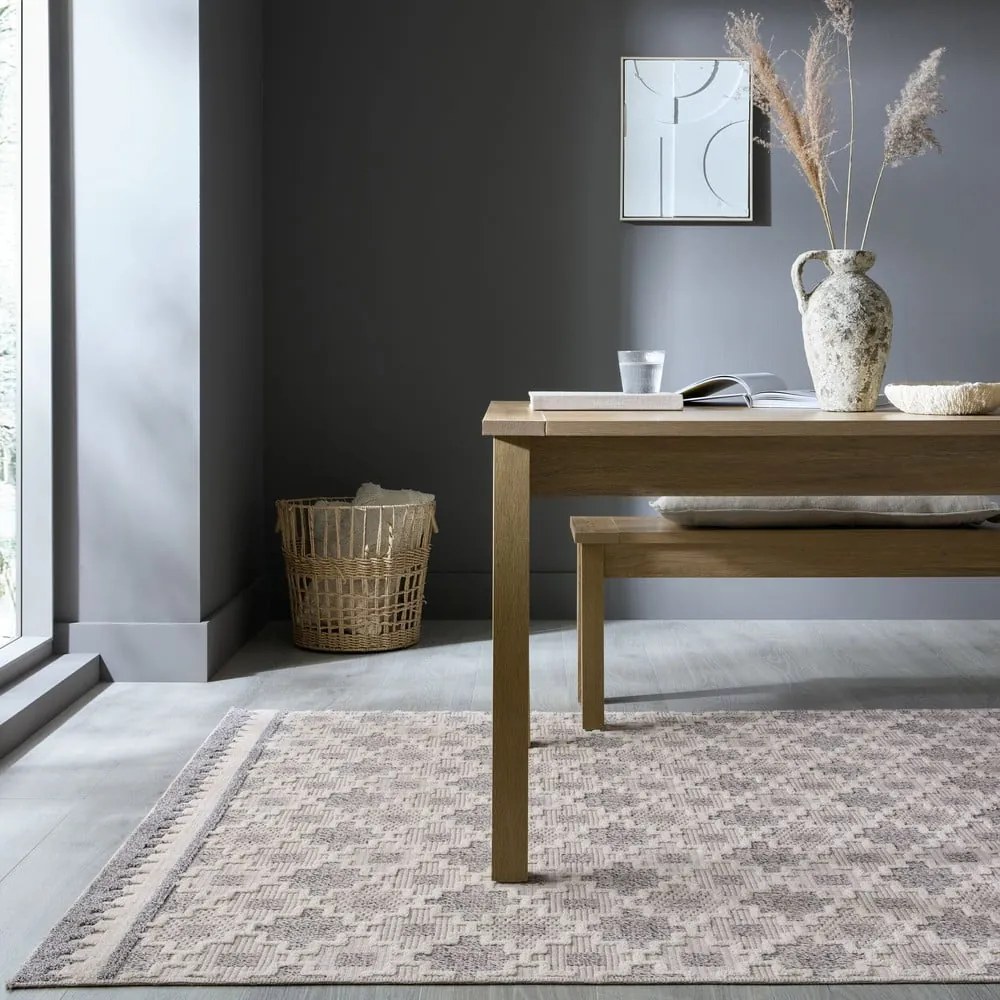 Szürkésbézs mosható szőnyeg 155x230 cm Graysen – Flair Rugs
