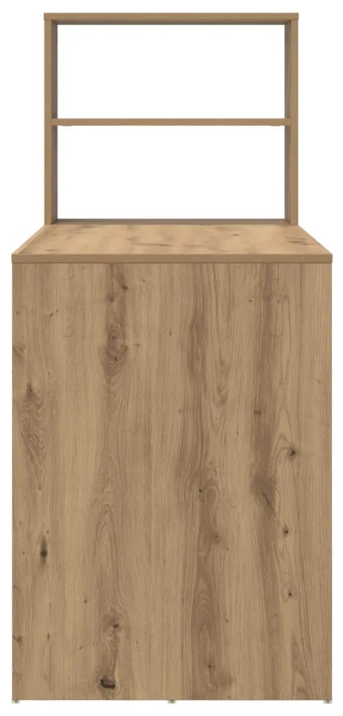 tárolós íróasztal Művészi tölgy 113x54x120 cm Mérnöki fa