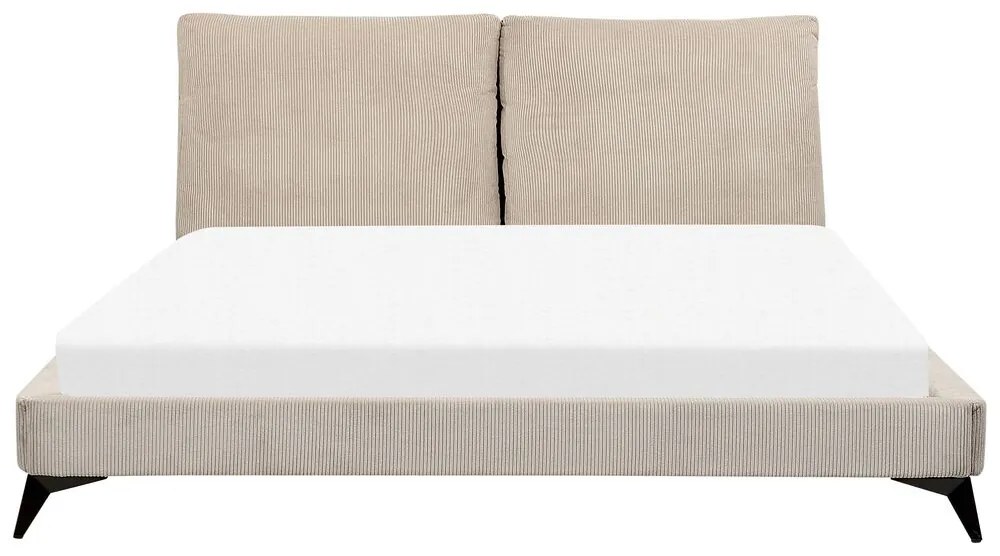 Franciaágy 180 cm Mellody (szürkésbézs) (ágyráccsal). 1081355