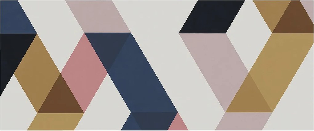 Dekoratív fotótapéta az irodába Színes rombuszok 250x104 Ragasztó