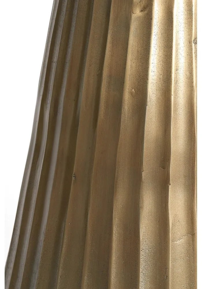 Bronzszínű-natúr színű kerek étkezőasztal márvány dekoros asztallappal ø 100 cm Rianne – Light & Living