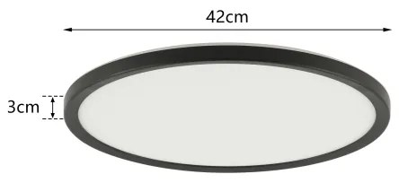 Brilagi-LED ULTRA SLIM állítható lámpa s érzékelővel 24W/230V, 42 cm+DO