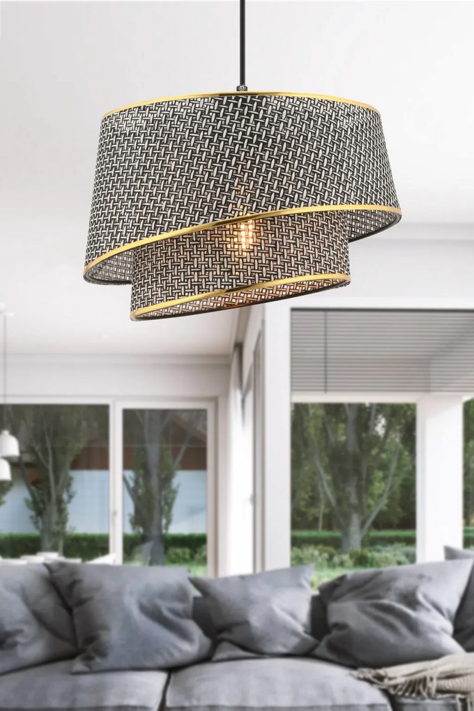 Barette Hazeran - Grey, Gold
