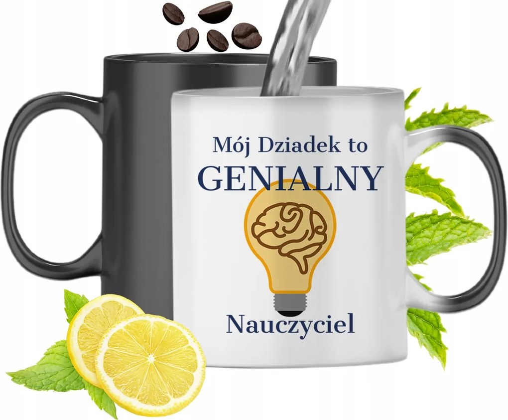 Mágikus Bögre Nagypapának Színváltós Nyomtatott Fényképpel