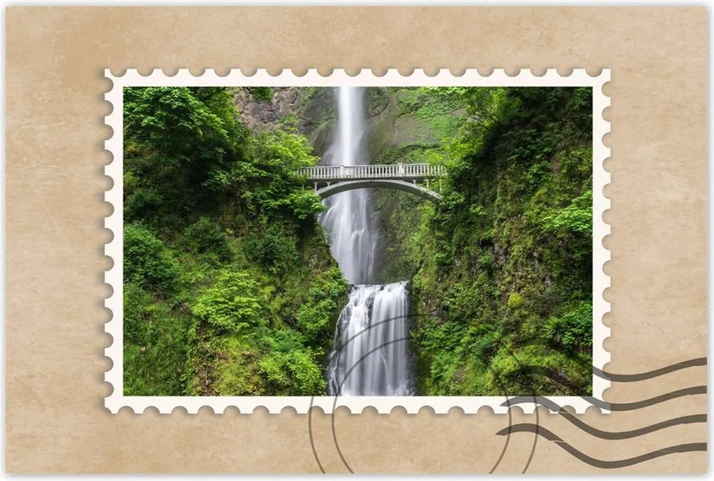 Poszterek 120x80 Magas vízesés Kaszkád