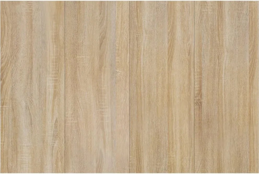 sonoma tölgyszínű szerelt fa ágyfejtámla szekrényekkel