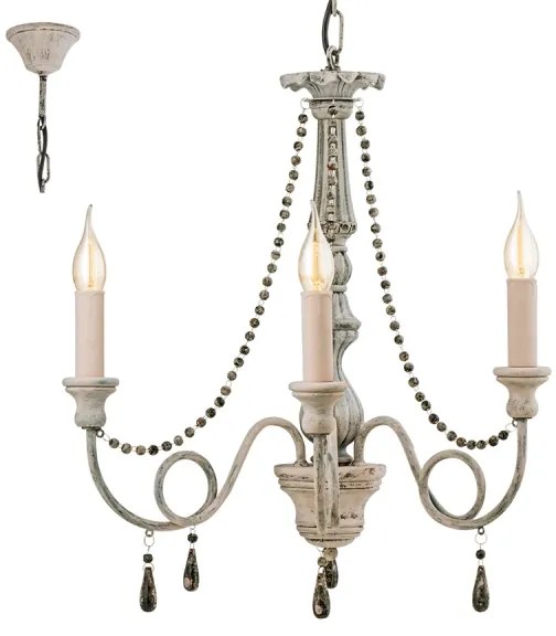 Eglo 49821 - Csillár láncon COLCHESTER 3xE14/40W