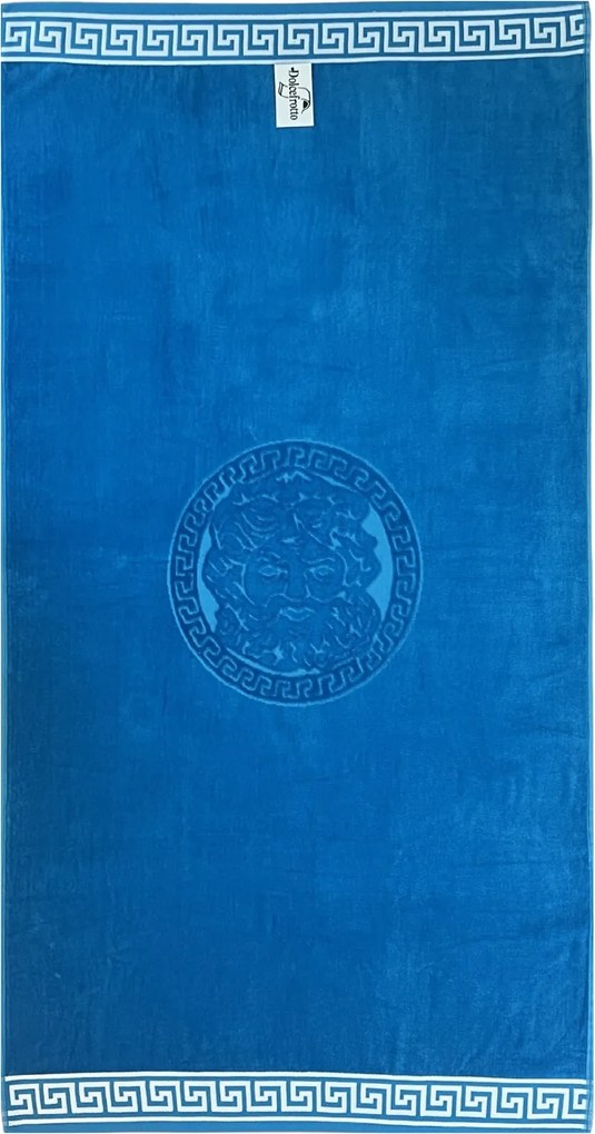 POSEIDON Strandtörölköző kék 165x90cm