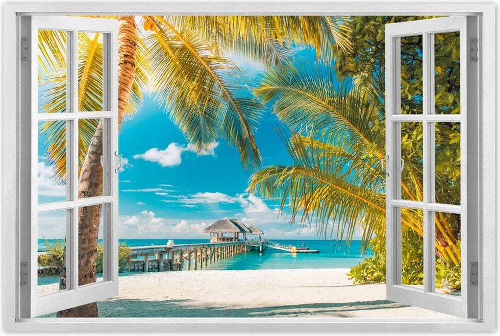 Poszterek 60x40 Trópusok Tájkép Pálma