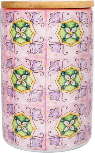 Villa d'Este kerámia tégely fedővel Infinito Bergeggi