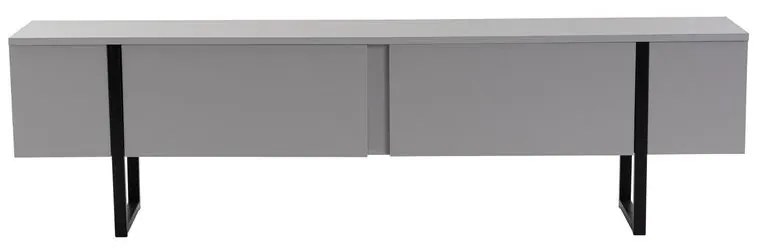 TV szekrény Serenity - Grey, Fekete