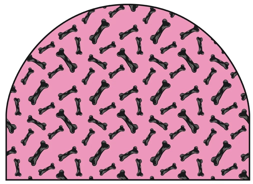 PIPPER. Védő textil falmatrica – Ív – Csontocskák Méret: 120x96cm, Indíték: név nélkül