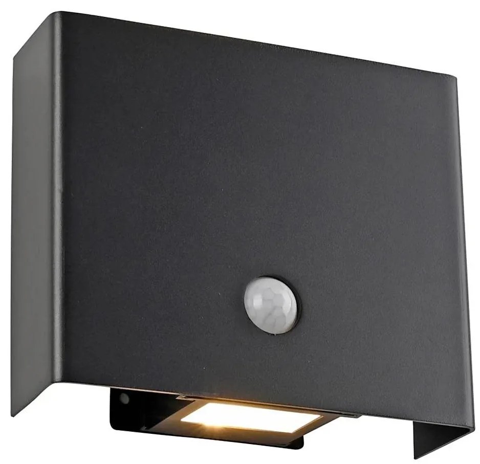 JUST LIGHT. 19471-18 - LED Kültéri lámpa érzékelővel 2xLED/1,25W/3,7V 4400mAh IP44