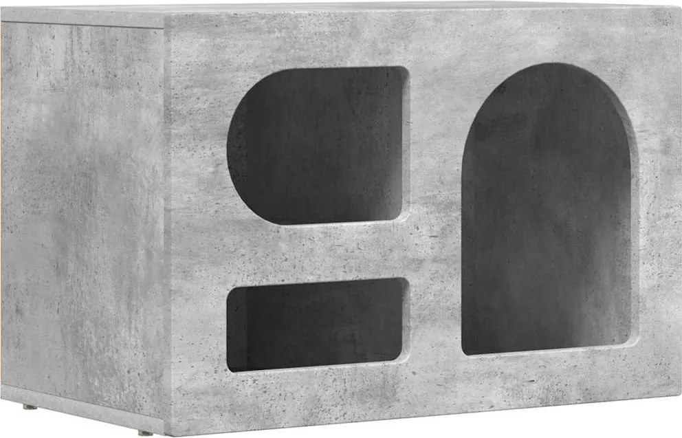 vidaXL TV szekrény Beton Szürke 60 x 35 x 40 cm Faanyag