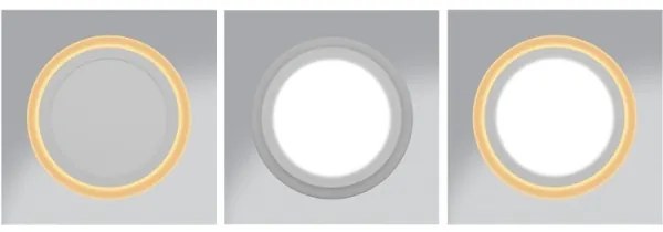 Ecolite DUO-R18W - LED Beépíthető lámpa DUO LED/18W/230V + LED/6W