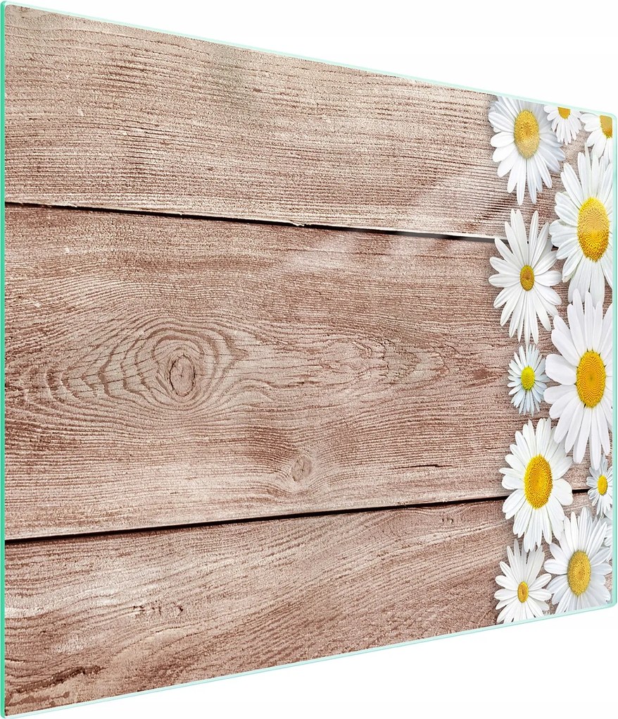 Üveg Vágódeszka 52x30 Fa Edzett Üveg