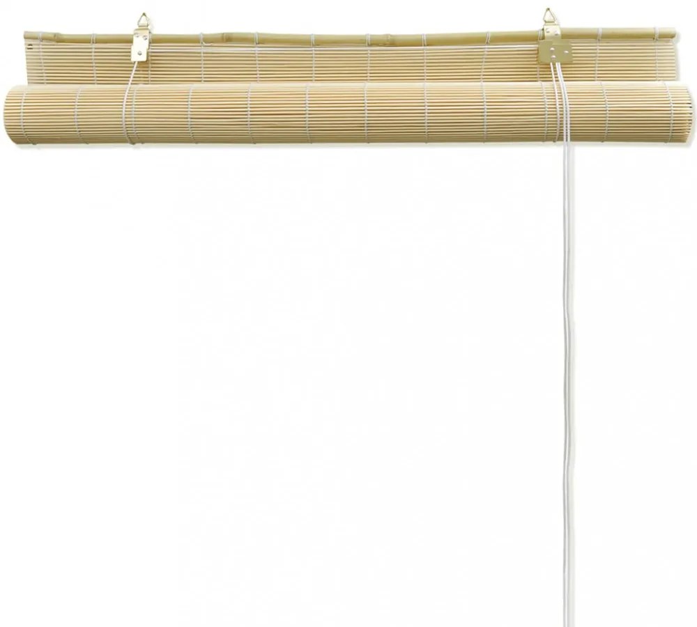 természetes színű bambuszroló 100 x 220 cm