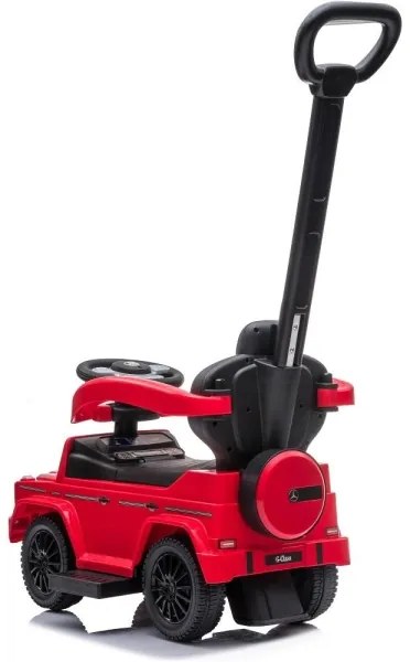 Tolós bicikli Mercedes G350d 3in1 2xAA piros/fekete