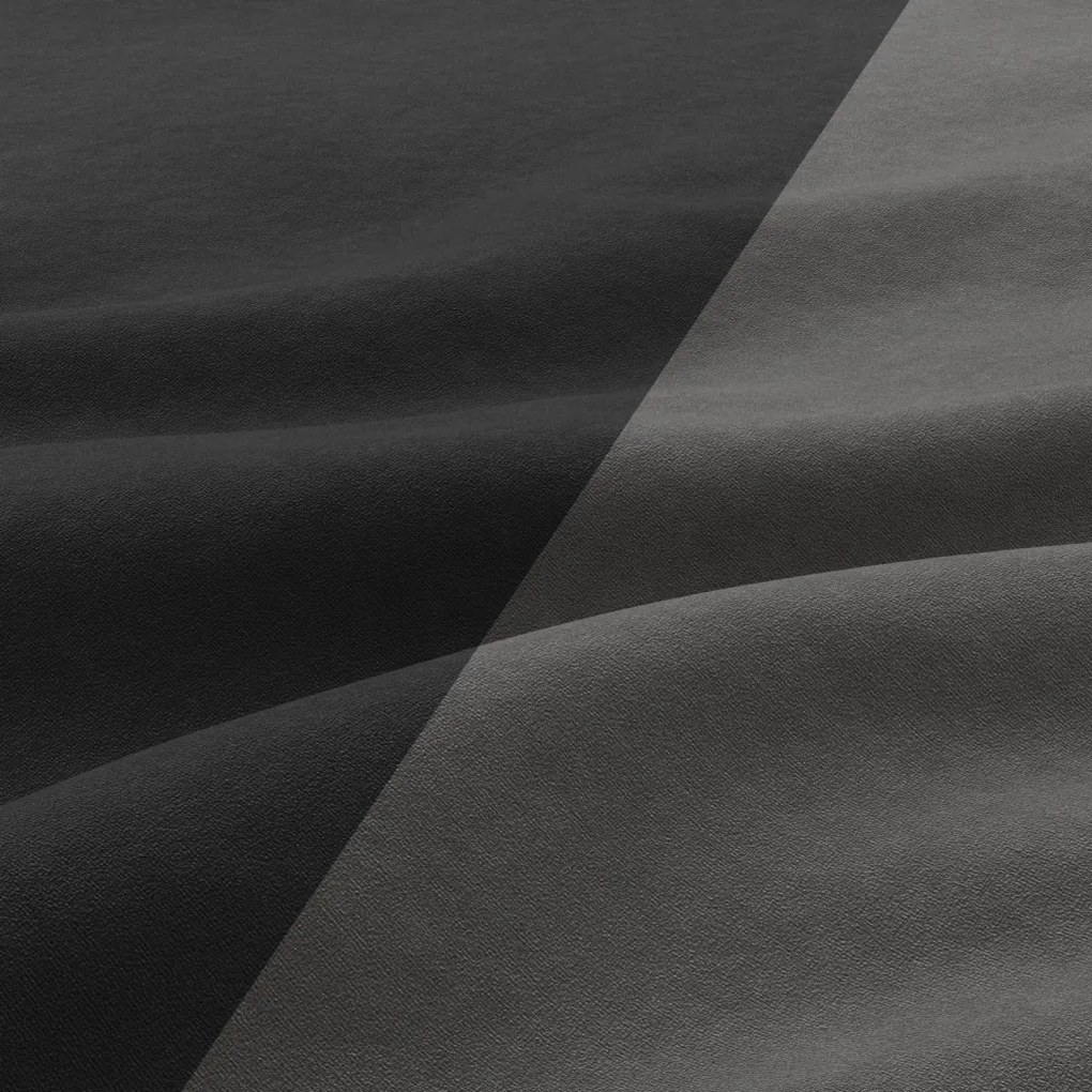 Grande sarokkanapé polcokkal , polc a bal karfaban, baloldali, szövet anyag, hab töltet, szürke - fekete