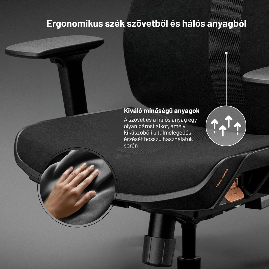 Ergonomikus irodai szék fekete: Diablo V-Flash Ultra Black