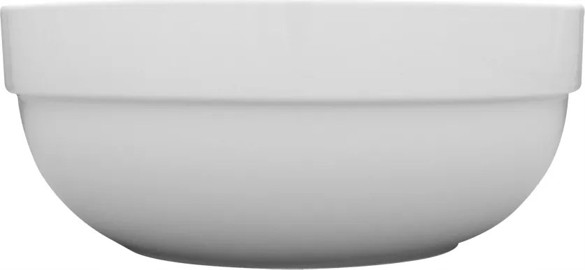 Lubiana Rita Saláta tálaló Snackekhez Fehér Kerek Porcelán Tál 23 cm