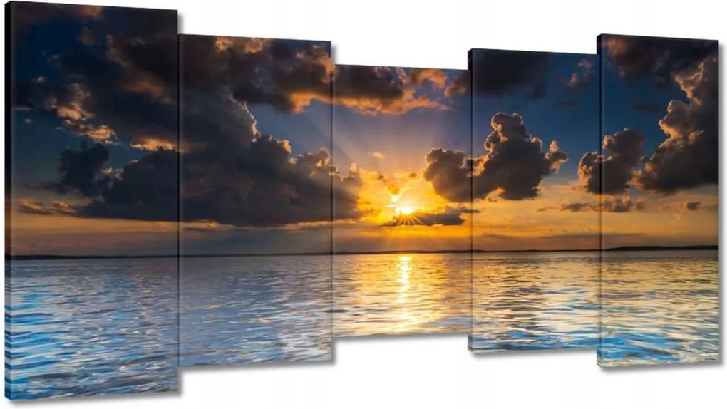 Képek 150x80 Sziklák Tenger Naplemente