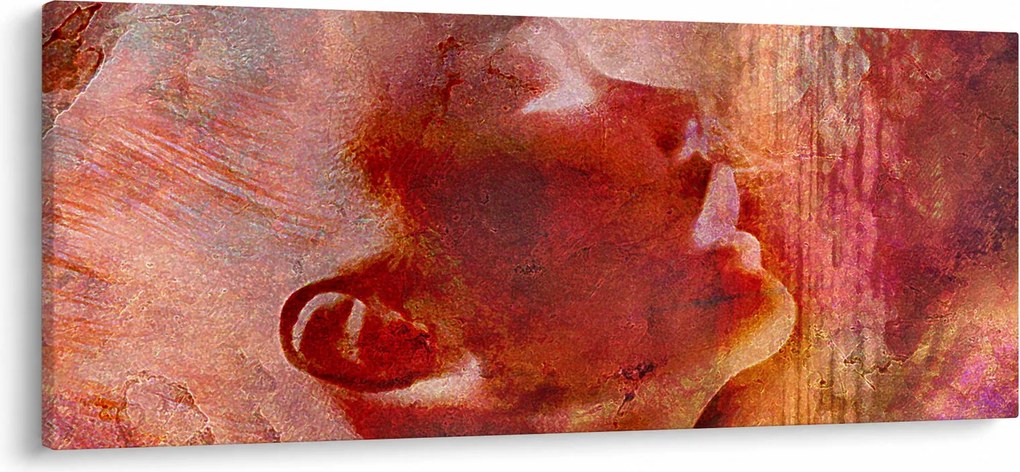 Kép - Egy női arc profilja (120x50 cm)